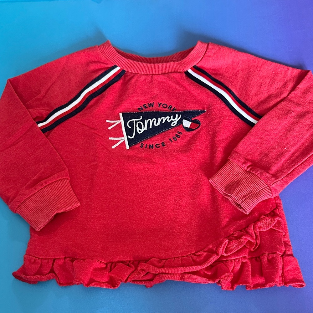 Tommy Hilfiger New York Kids Red long sleeve sweatshirt
